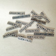 Personalised Nameplates up to 12 letters
